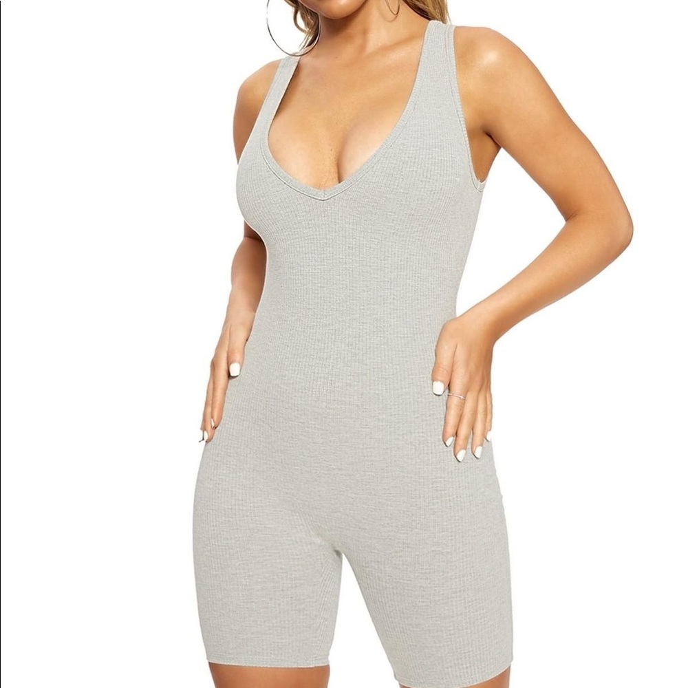Naked Wardrobe Ribbed Jumpsuit